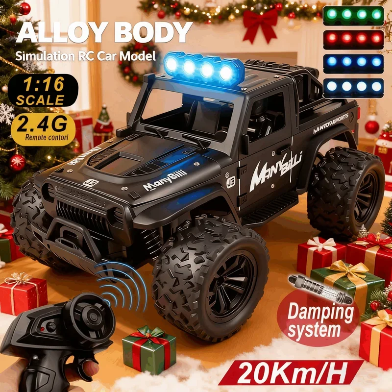 Kids Toys 2 Year Old - 1:16 Remote Control Car Lights and