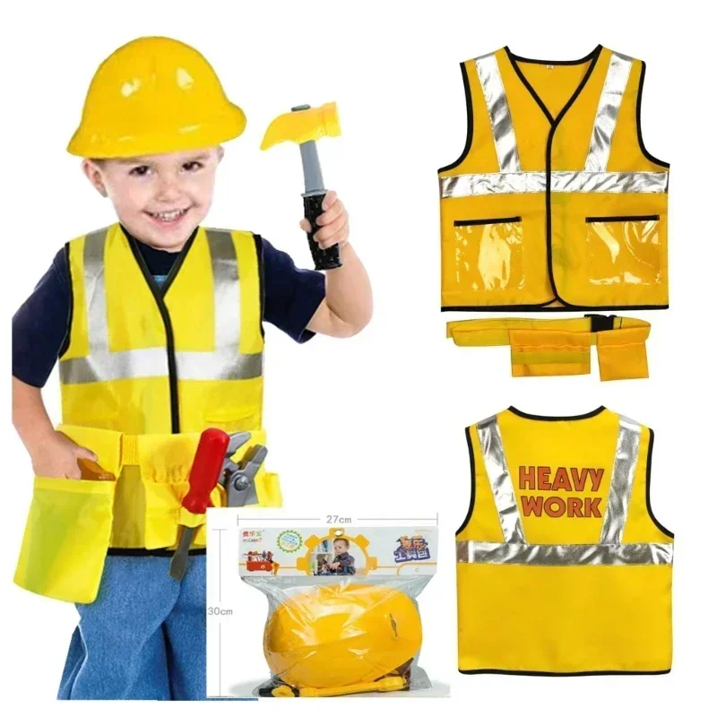 Construction Worker Costumes f - Kids Toys Set 评论和价格