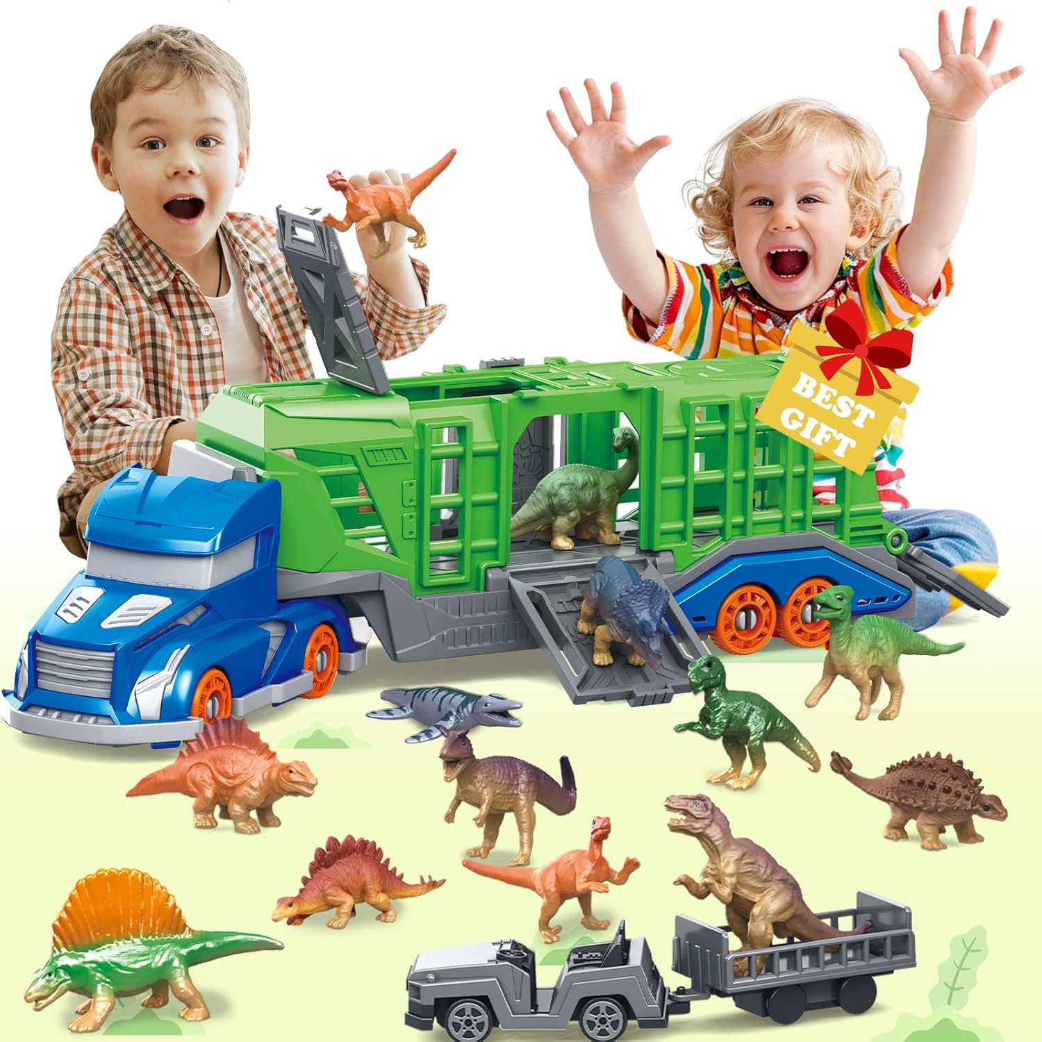 Dinosaur Animal Transport Vehi - Kids Toys Videos 评论和价格