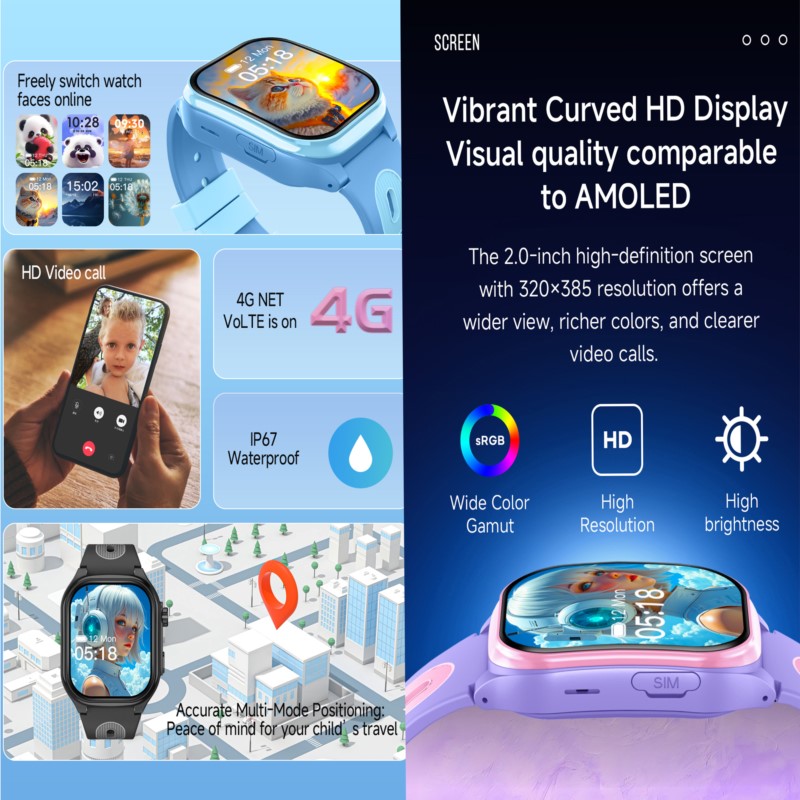 4G Smart Watch Kids 2.0 Inch H - Kids Smartwatch Gps 评论和价格