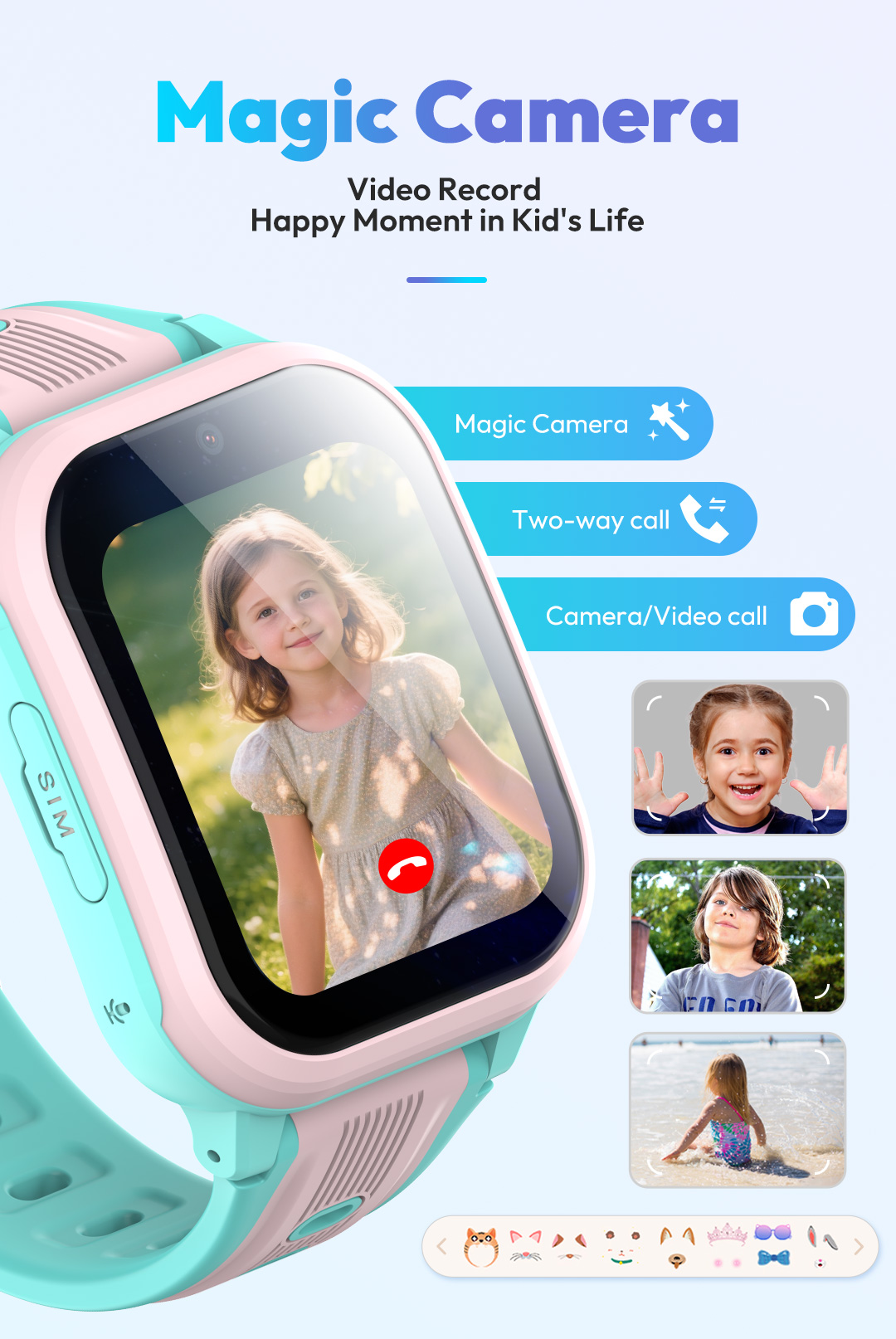Wonlex 4G Kids Smart Watch KT4 - Kids Smartwatch Gps 评论和价格