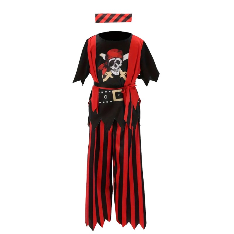 Kids Pirate Skull Dress Up Cos - Kids Toys Set 评论和价格