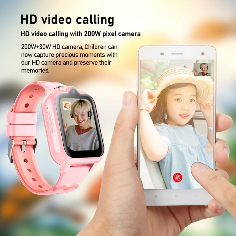 Yoateo Smart Watch Kids 4G KT1 - Kids Smartwatch Gps 评论和价格