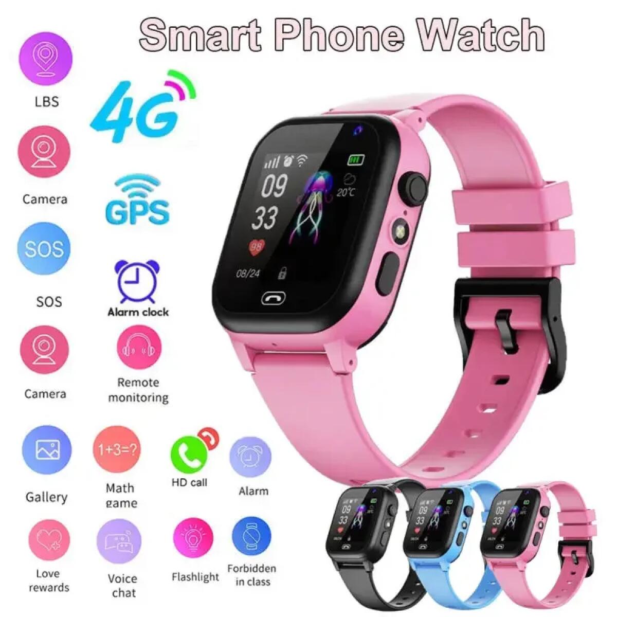 Kids Smart Watch 4G Multifunct - Kids Smartwatch Gps 评论和价格