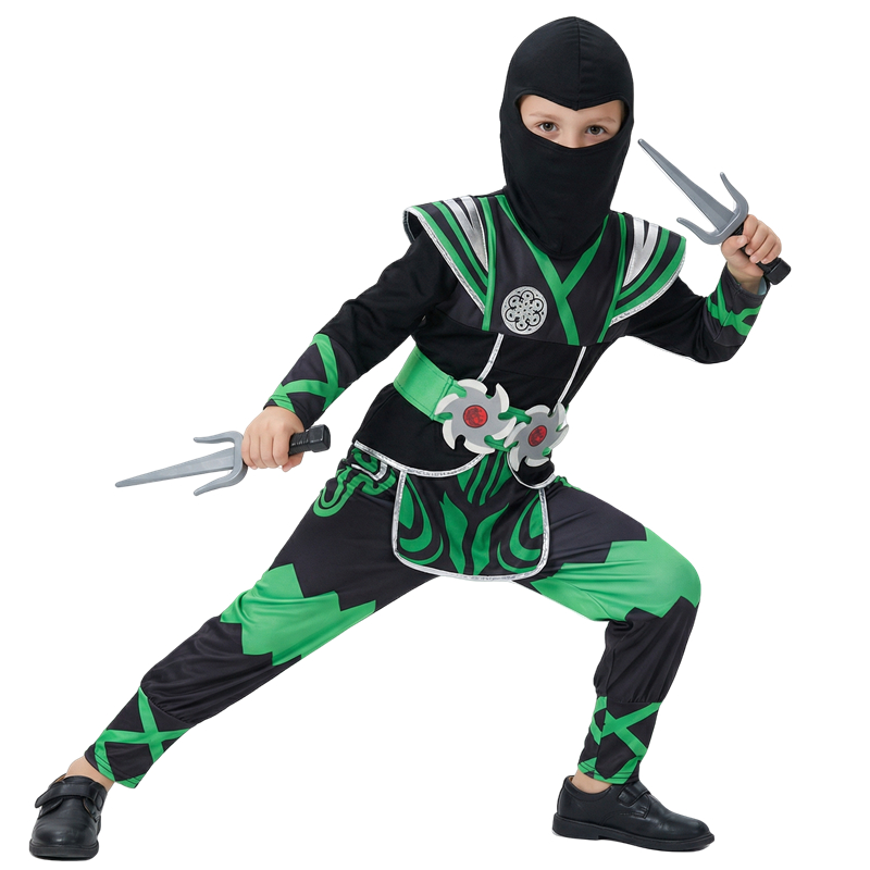 Green Ninja Costume for Kids w - Kids Toys Set 评论和价格