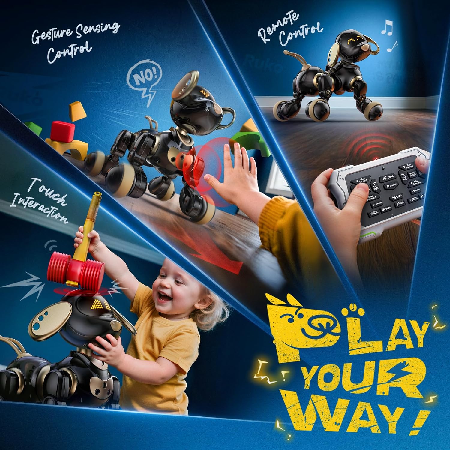 Smart 2.4G AI Robot dog toy In - Kid Toys And More 评论和价格