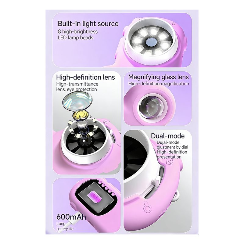 FBIL-2 In 1 Microscope For Kid - Kids Toys Videos 评论和价格