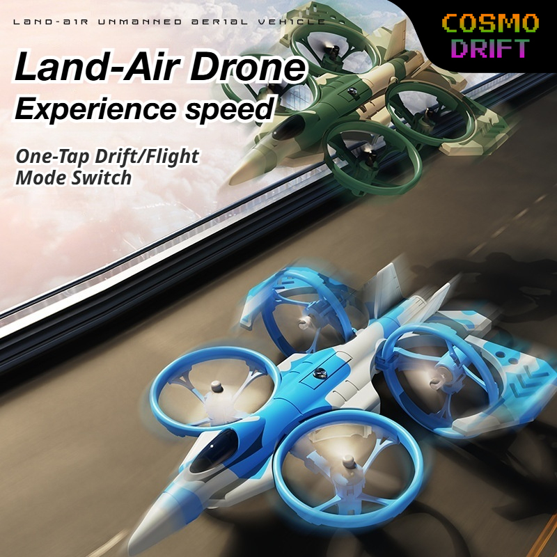 YF07 Land Air 2 in 1 RC Drone  - Kids Toys Long Island 评论和价格
