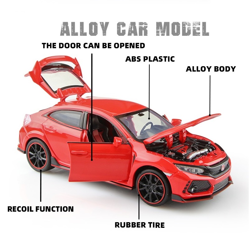 Honda Civic Type R JDM Simulat - Kids Toys Car 评论和价格